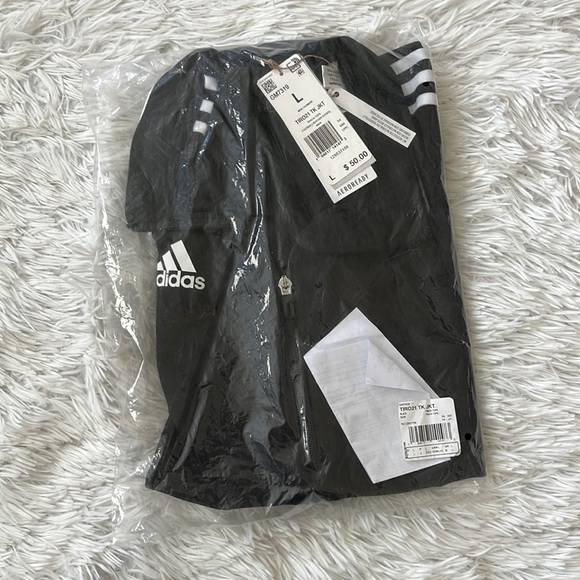 ADIDAS MEN’S TIRO 21 TRACK JACKET in black/white size Large - Picture 2 of 14
